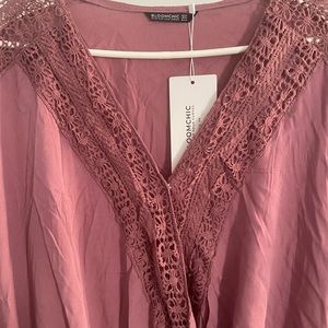 Blush blouse